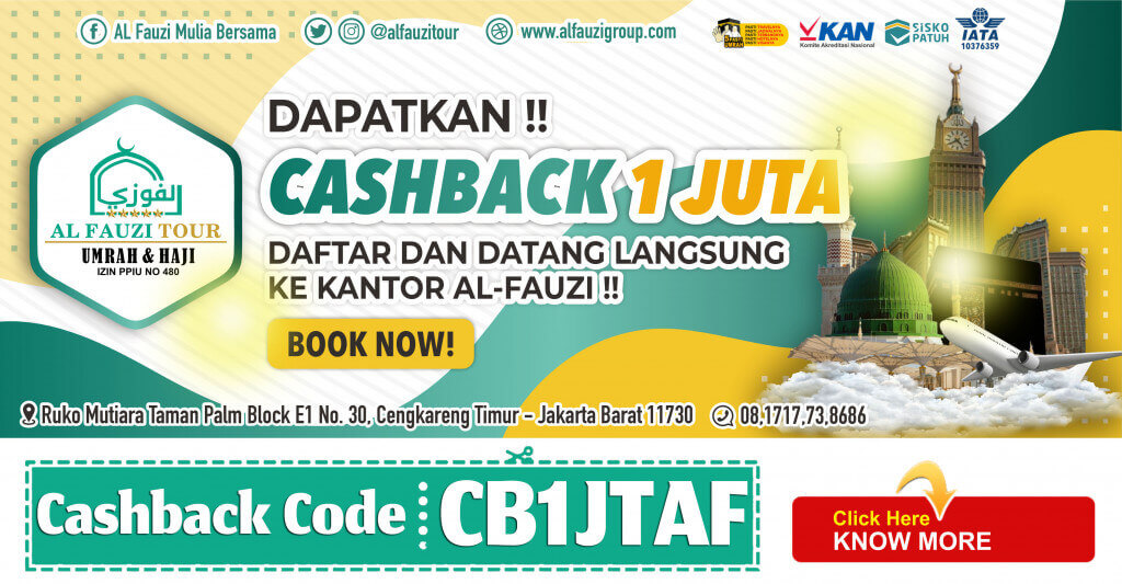 Cash Back Umrah 1 juta