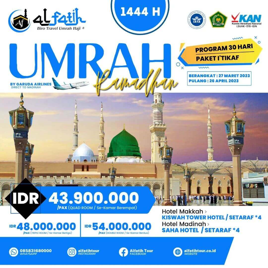 umroh ramadhan 30 hari
