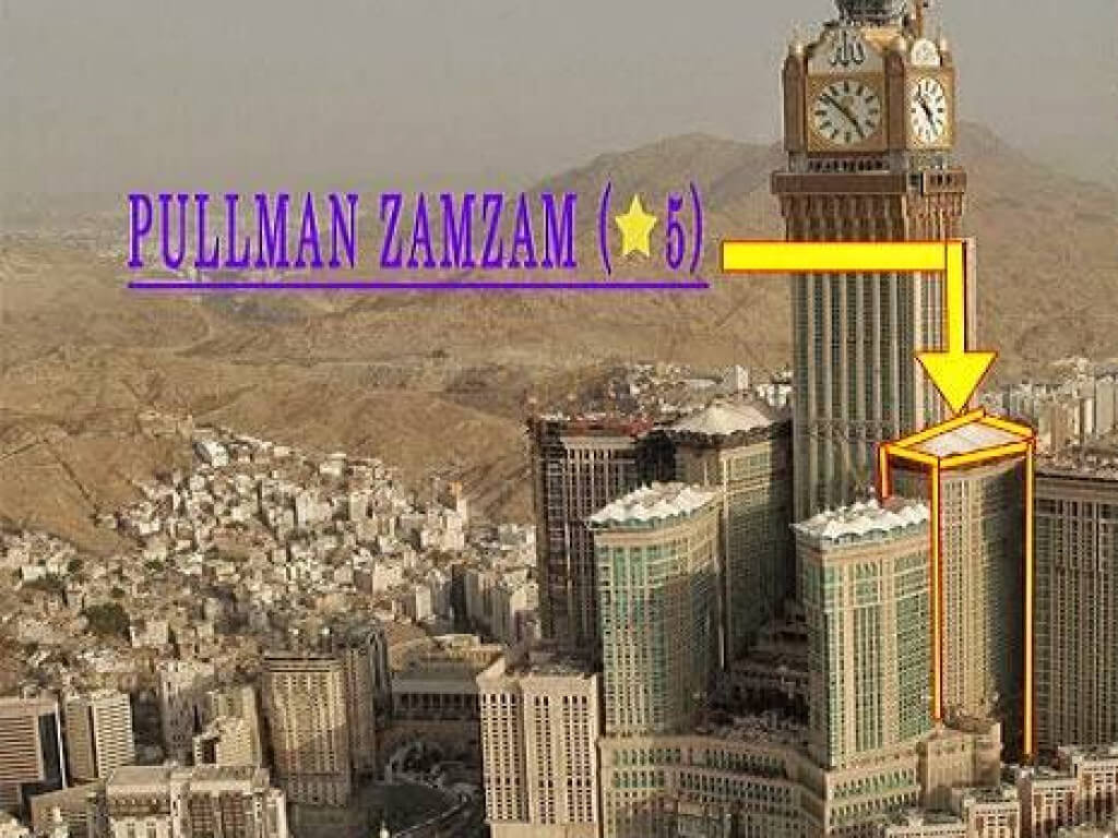 LETAK HOTEL PULLMAN ZAMZAM