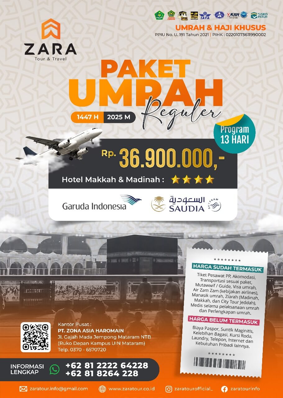 PAKET UMROH ZARA 2025