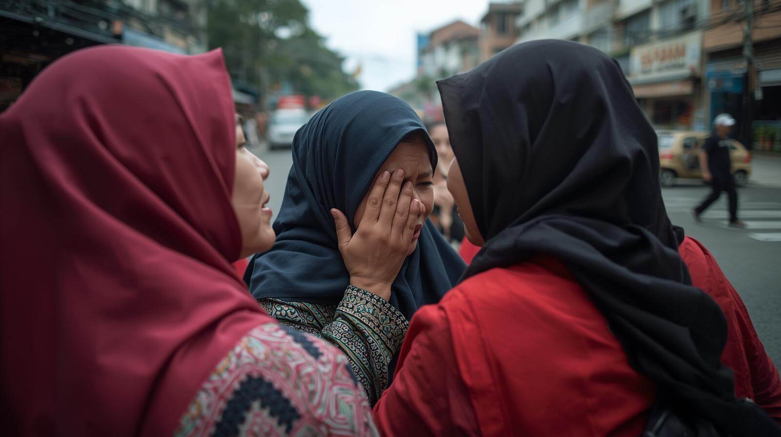 Ilustrasi seorang istri yang ditinggal suaminya