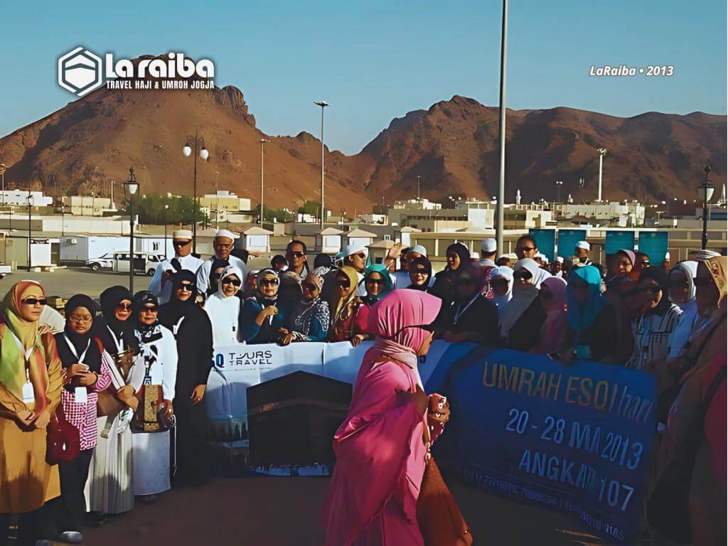 Jamaah di jabal uhud tahun 2013