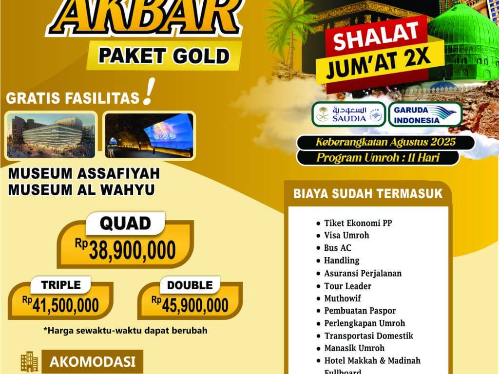 umroh akbar gold