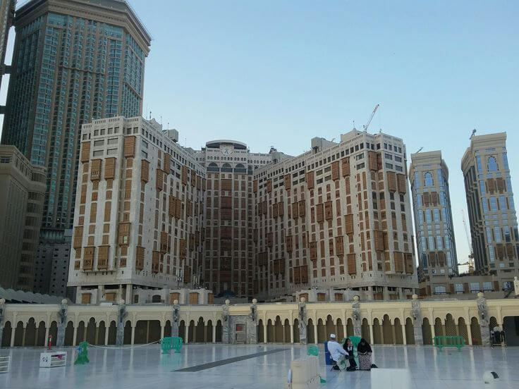 le meridien tower makkah, intercontinental hotel dar al tawhid makkah, movenpick hajar makkah, hilton makkah tower, crowne plaza madinah, millennium madinah, marriott madinah, pullman zamzam